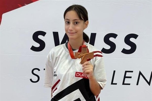 Karamanlı sporcu Bahadır, bronz madalya kazandı