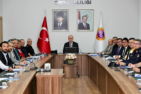 Ordu’da İl Afet Müdahale Planı masabaşı tatbikatı yapıldı