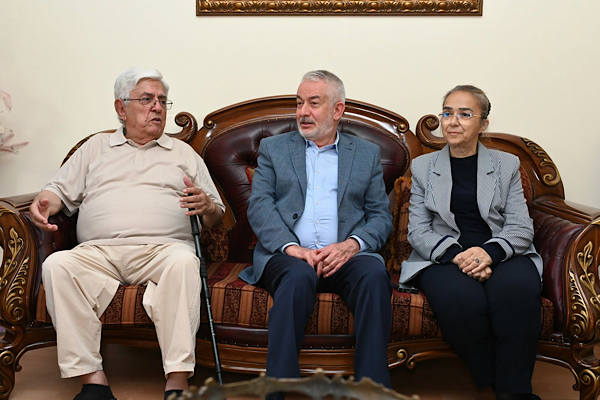 Başdeğirmen'den ,Tamer’e taziye ziyareti