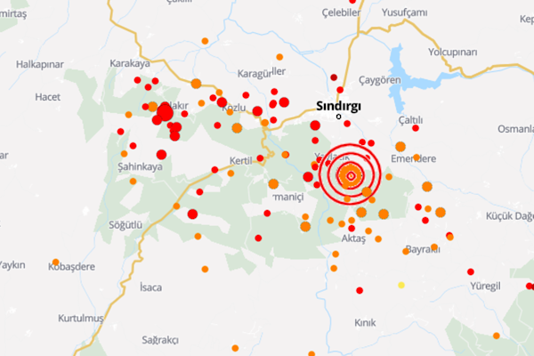 Balıkesir'de 5.1 büyüklüğünde deprem