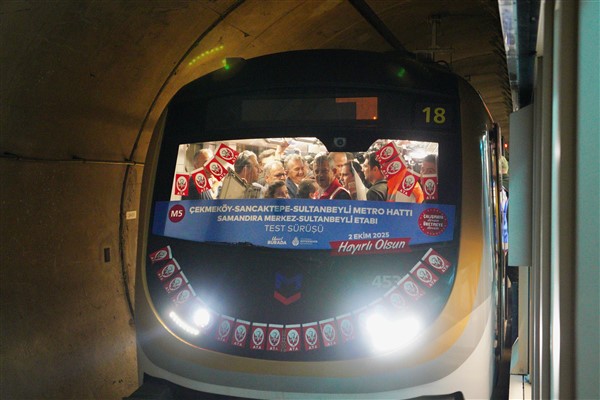 Çekmeköy–Sancaktepe–Sultanbeyli Metro Hattı’nda test sürüşü başladı