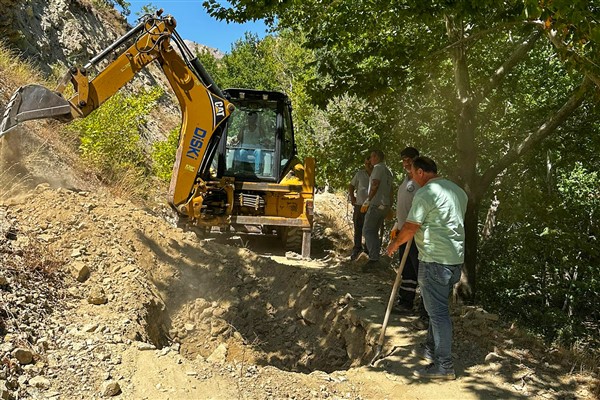 DİSKİ ekipleri, Çüngüş'te alternatif su kaynağı çalışmalarını tamamladı